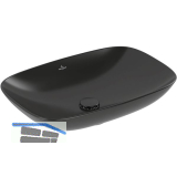 VILLEROY & BOCH Aufsatzwaschtisch L&F 4A5000R7 620 mm, Pure Black