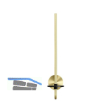 GEESA WC-Ersatzrollenhalter Opal Metallfinish Gold geb�rstet