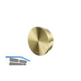 GEESA Handtuchhaken Opal gro�, Metallfinish Gold geb�rstet