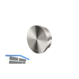 GEESA Handtuchhaken Opal gro�, Metallfinish Edelstahl geb�rstet