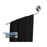 GEESA Handtuchhalter Opal Metallfinish Edelstahl geb�rstet