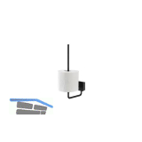 GEESA WC-Ersatzrollenhalter Topaz Schwarz matt