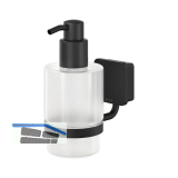 GEESA Lotionspender Topaz 200 ml Schwarz matt