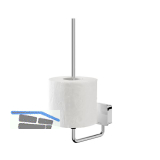 GEESA WC-Ersatzrollenhalter Topaz Chrom