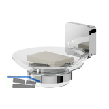 GEESA Seifenablage Topaz Chrom