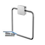 GEESA Handtuchring Topaz Chrom