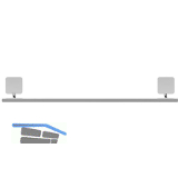 GEESA Handtuchhalter 450 mm Topaz Chrom