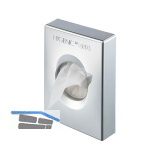 GEESA Hygienebeutelspender Hotel Kunststoff Chrom