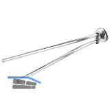 GEESA Handtuchhalter Hotel 2-armig Chrom