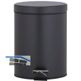 GEESA Treteimer Hotel 5 Liter Schwarz matt