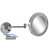 GEESA Kosmetikspiegel Mirror LED Chrom