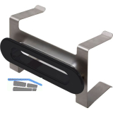 GEESA Papiertuch-Box Einbau Hotel Schwarz + Kosmetikt�cher 2-lagig