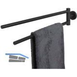 TIGER Handtuchhalter Boston 2-armig Schwarz