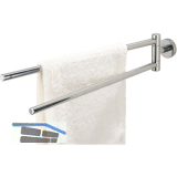 TIGER Handtuchhalter Boston 2-armig Edelstahl poliert