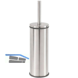 TIGER WC-B�rstengarnitur Various freistehend, Edelstahl geb�rstet