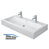 DURAVIT Aufsatz-Waschtisch Vero 100 Wandmontage, Wei�