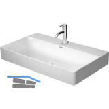 DURAVIT Aufsatzwaschtisch DuraSquare 80 mit Hahnlochbank, Wei�