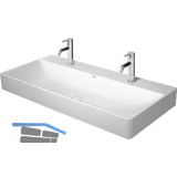DURAVIT Aufsatzwaschtisch DuraSquare 100 mit Hahnlochbank, Wei�