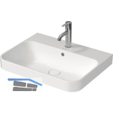 DURAVIT Aufsatzwaschtisch Happy D.2 Plus 60 mit 1 Hahnloch, Wei�