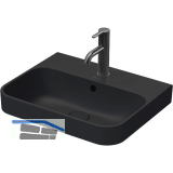 DURAVIT Aufsatzwaschtisch Happy D.2 Plus 50 mit 1 Hahnloch, Anthrazit matt