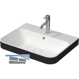 DURAVIT Aufsatzwaschtisch Happy D.2 Plus 60 mit 1 Hahnloch, Wei�/Anthrazit matt