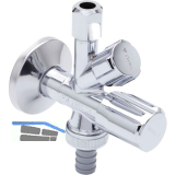 SCHELL Kombi-Eckventil Comfort, Messing Chrom