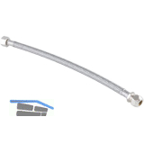 SCHELL Flexibler Verbindungsschlauch 1000 mm, Edelstahl Chrom