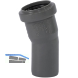 Bogen f�r Abflussrohr DN 40 mm / 15�