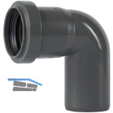Bogen f�r Abflussrohr DN 40 mm / 87,5�