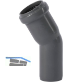 Bogen f�r Abflussrohr DN 32 mm / 30�
