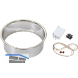 HARVIA Einbauflansch HPC2L f�r Cilindro 10,8 kW beleuchtet Edelstahl