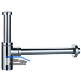 HAAS 5/4" x 32 mm Design-Flaschensiphon, Messing Chrom