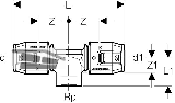 Geberit PushFit T-Stck mit IG