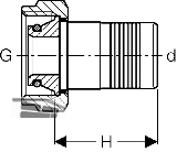 Geberit PushFit Verteilerverschraubung